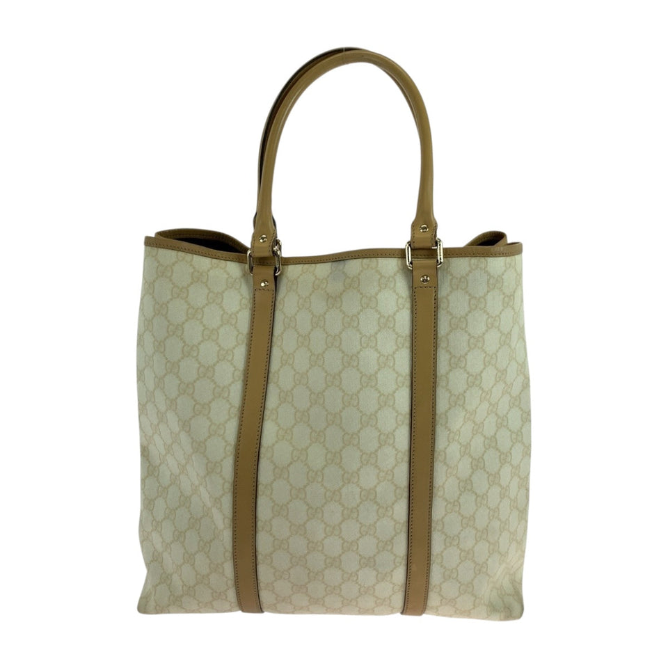 Gucci Business bag 223668 GG Supreme Canvas Beige Brown Gold Metal