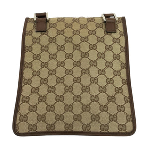 Gucci Shoulder Bag 92562 GG canvas Beige Brown SilverMetal