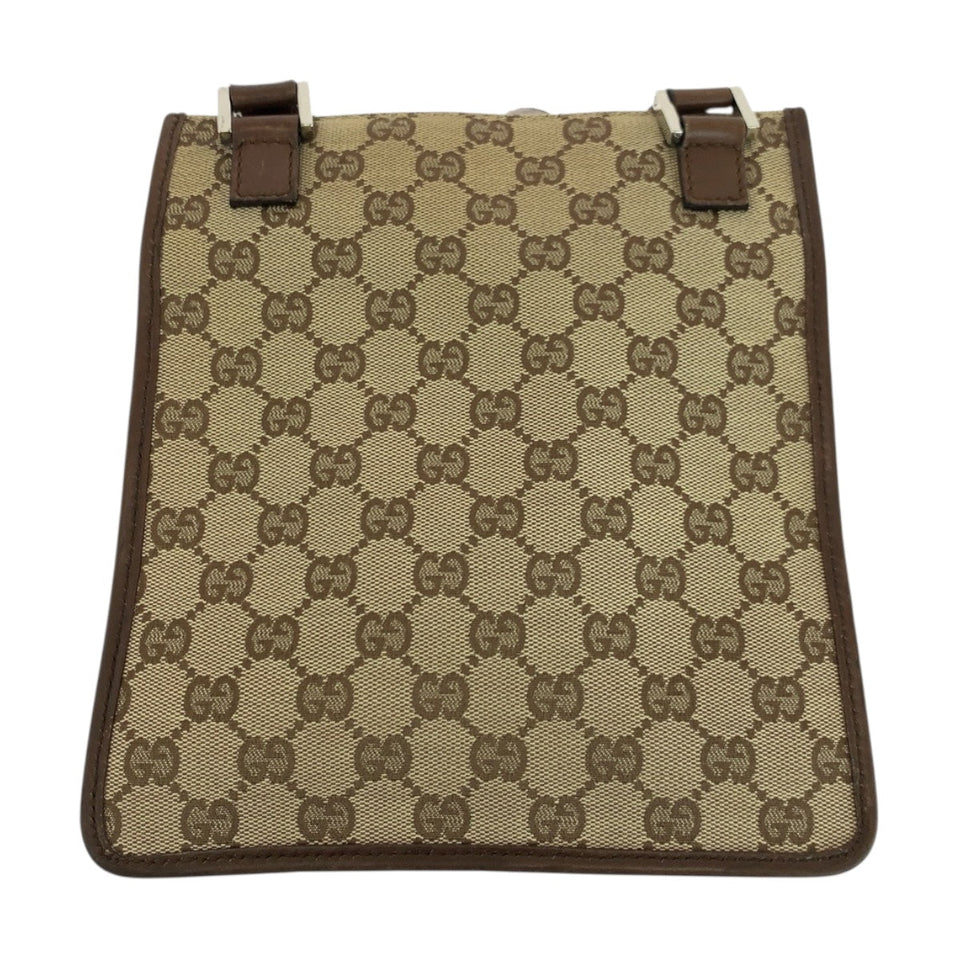Gucci Shoulder Bag 92562 GG canvas Beige Brown SilverMetal
