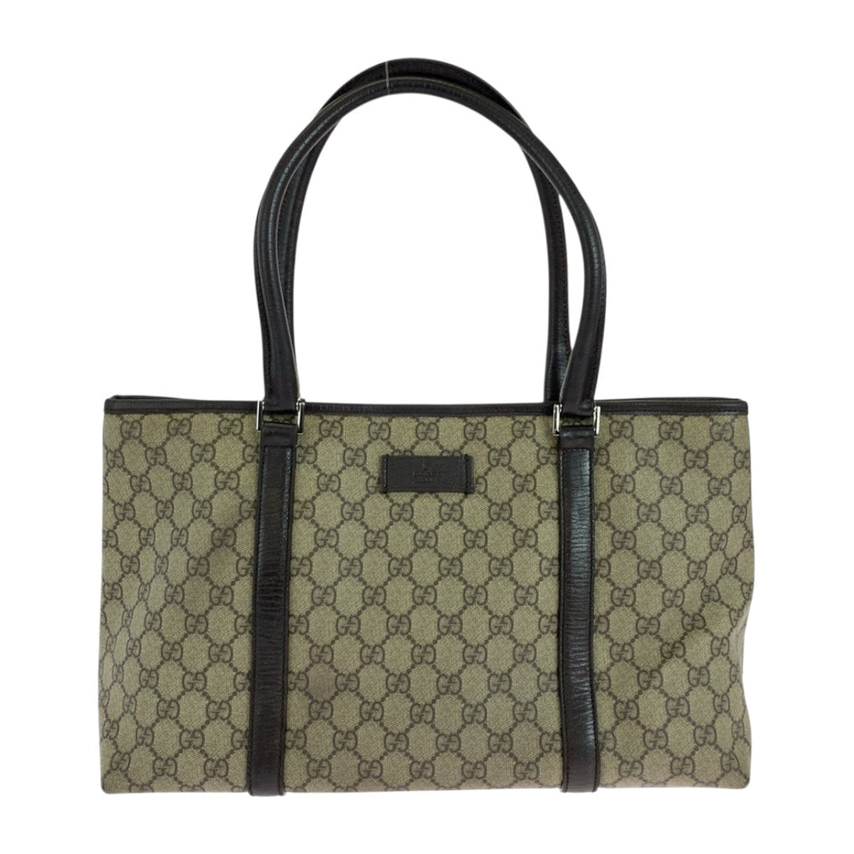 Gucci Tote Bag 114595 GG Supreme Canvas beige