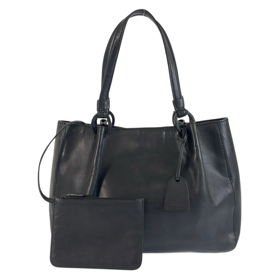 Gucci Tote Bag 101919 leather Black black