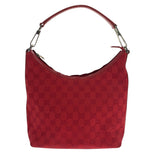 Gucci Shoulder Bag 000 0602 GG canvas Red