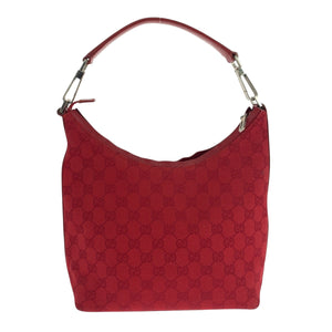 Gucci Shoulder Bag 000 0602 GG canvas Red