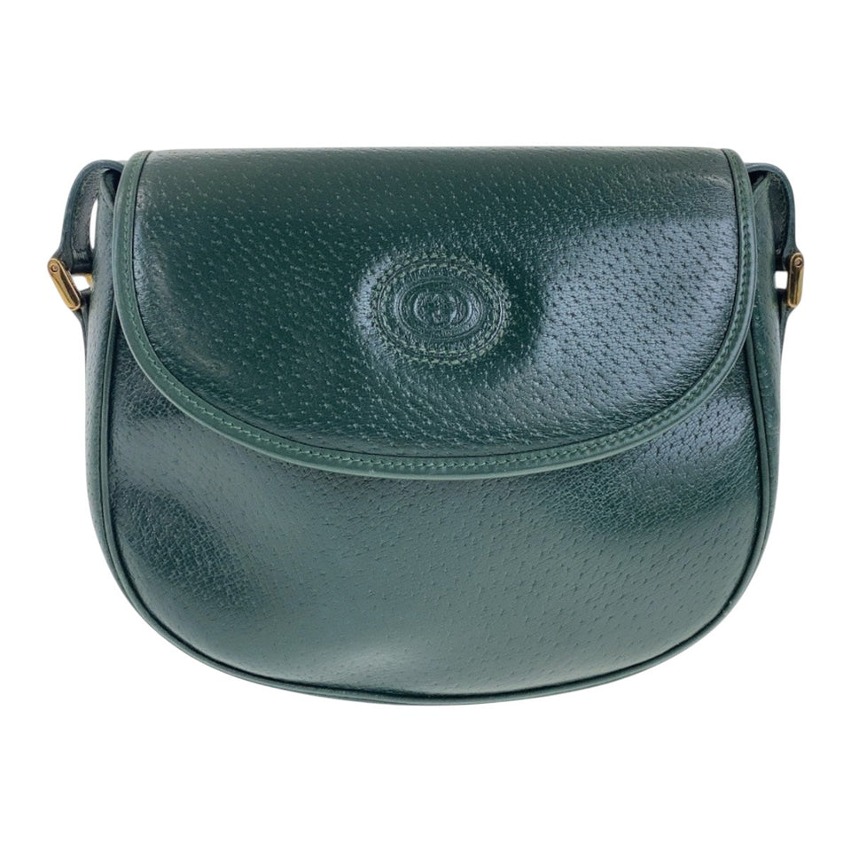 Gucci Shoulder Bag 007 261 0074 leather green Old Gucci