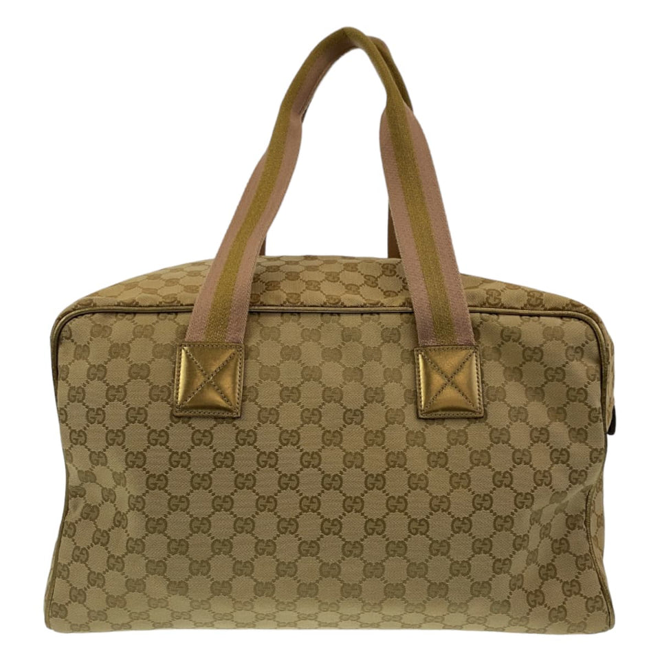 Gucci Boston Duffel bag 153240 GG canvas Beige multicolor Sherry line