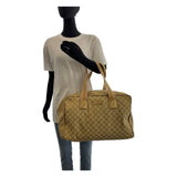 Gucci Boston Duffel bag 153240 GG canvas Beige multicolor Sherry line