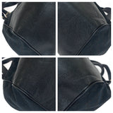 Gucci Tote Bag 223972 GG canvas Black Silver Metal
