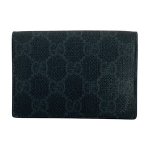 Gucci Card Case 118376 GG Supreme Canvas Black black