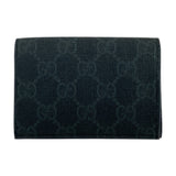 Gucci Card Case 118376 GG Supreme Canvas Black black