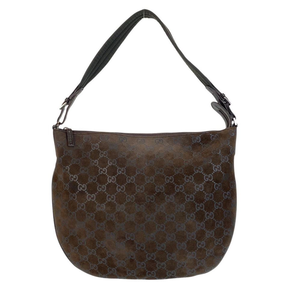 Gucci Shoulder Bag 001 1206 GG canvas Brown