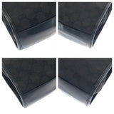 Gucci Tote Bag 002 1065 GG canvas Black SilverMetal Jackie