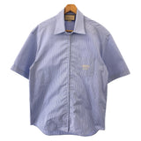 Gucci Short sleeve shirt 740320 ZANHM cotton Blue white 23Stainless Steel Embroidery Logo embroidery 48