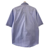 Gucci Short sleeve shirt 740320 ZANHM cotton Blue white 23Stainless Steel Embroidery Logo embroidery 48
