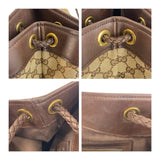 Gucci Tote Bag 109141 GG canvas Beige Brown Gold Metal