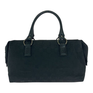 Gucci Handbag 113009 GG canvas Black SilverMetal