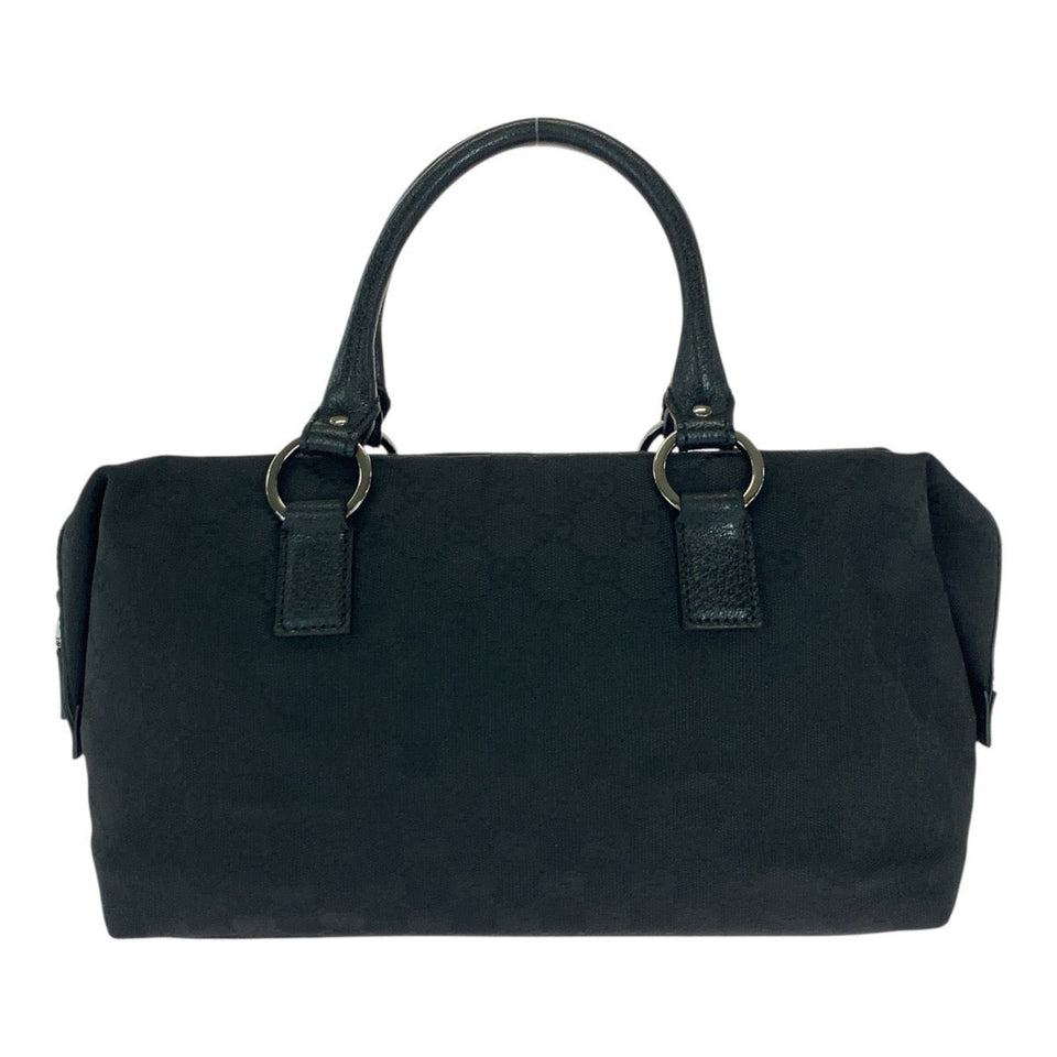 Gucci Handbag 113009 GG canvas Black SilverMetal