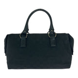 Gucci Handbag 113009 GG canvas Black SilverMetal