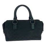 Gucci Handbag 113009 GG canvas Black SilverMetal