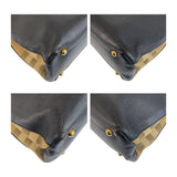 Burberry Tote Bag ITCF&10SCA leather Black Multicolor Gold Metal