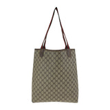 Gucci Tote Bag 39 02 003 GG Supreme Canvas Beige red green Old Gucci Shelly Line