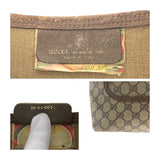 Gucci Tote Bag 39 02 003 GG Supreme Canvas Beige red green Old Gucci Shelly Line