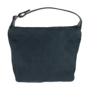 Gucci Handbag 039 1147 GG canvas Black SilverMetal