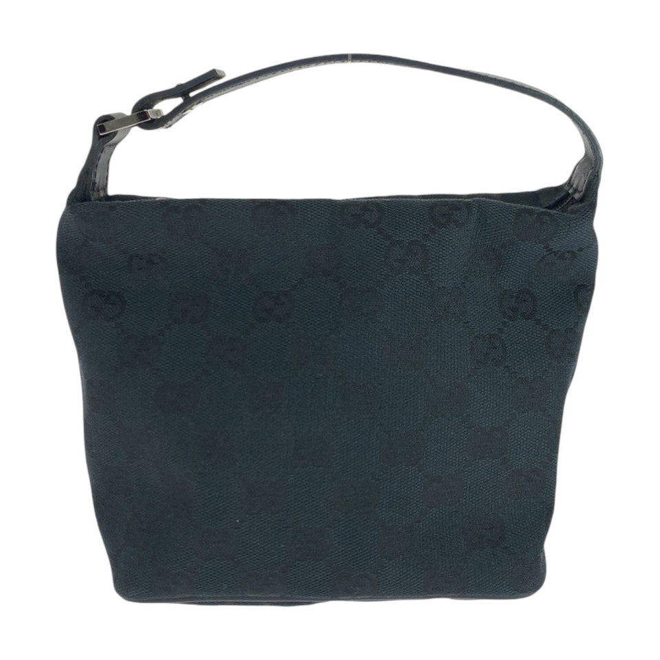 Gucci Handbag 039 1147 GG canvas Black SilverMetal