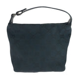 Gucci Handbag 039 1147 GG canvas Black SilverMetal