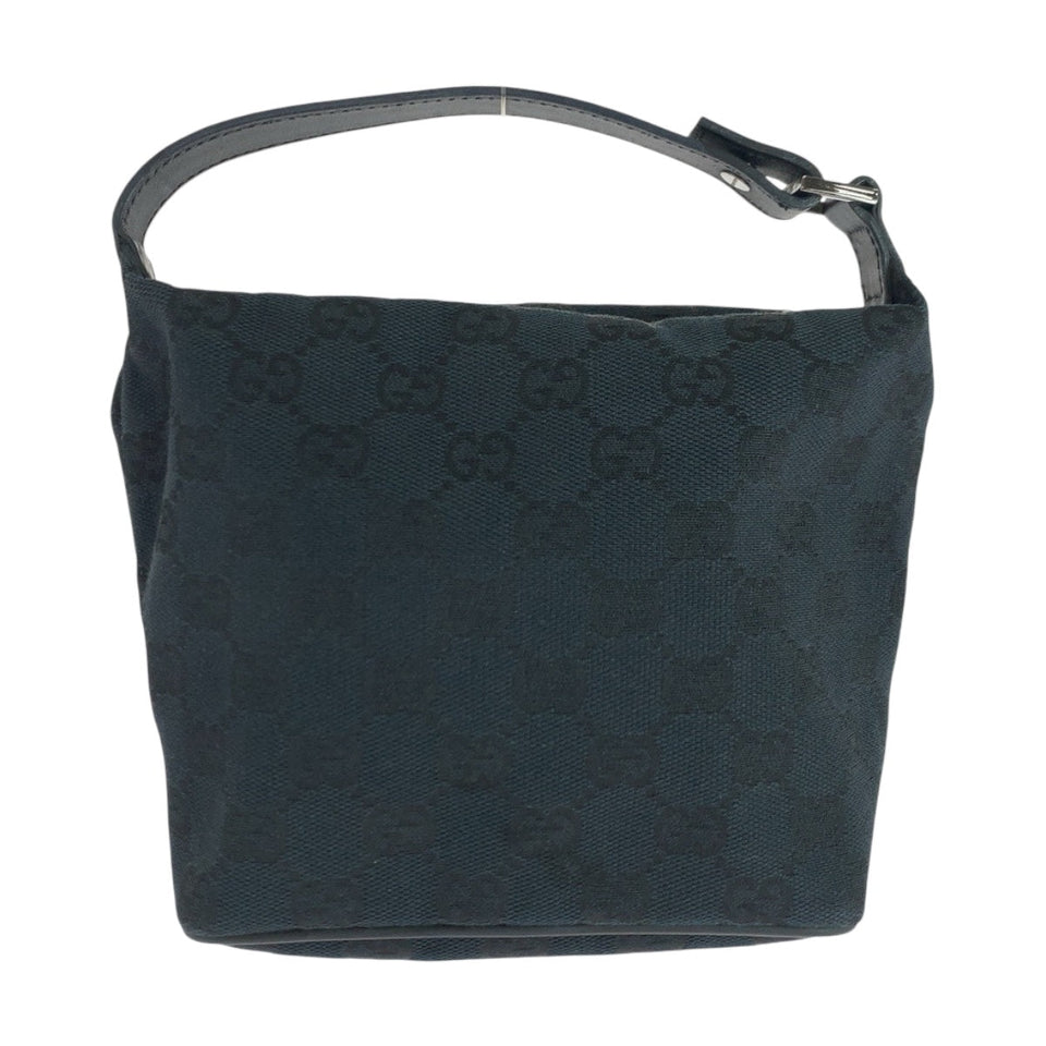 Gucci Handbag 039 1147 GG canvas Black SilverMetal