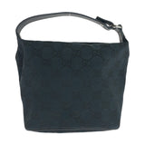 Gucci Handbag 039 1147 GG canvas Black SilverMetal