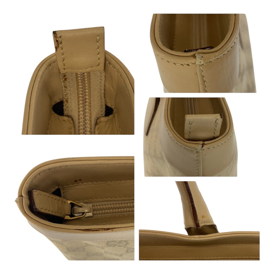 Gucci Tote Bag 33890 GG canvas Beige Gold Metal