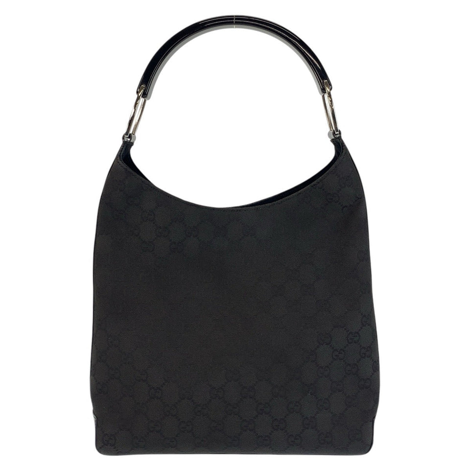 Gucci Shoulder Bag 001 3752 GG canvas Black SilverMetal