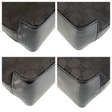 Gucci Shoulder Bag 001 3752 GG canvas Black SilverMetal