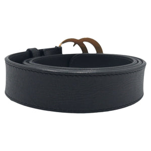 Gucci belt 414516 AP00T leather black GG Marmont