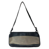 Gucci Handbag 92820 canvas Black Brown SilverMetal