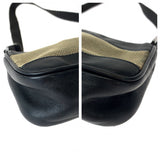 Gucci Handbag 92820 canvas Black Brown SilverMetal