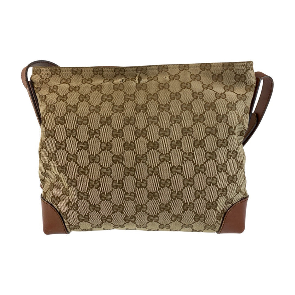 Gucci Shoulder Bag 337598 GG canvas Beige brown