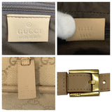 Gucci Shoulder Bag 92728 GG canvas Beige Gold Metal