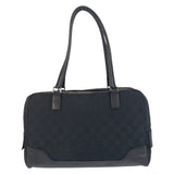 Gucci Shoulder Bag 002 1115 GG canvas Black SilverMetal
