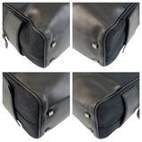 Gucci Shoulder Bag 002 1115 GG canvas Black SilverMetal