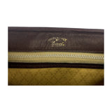 Gucci Shoulder Bag GG Supreme Canvas Beige Brown Gold Metal Old Gucci