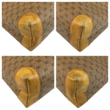 Gucci Tote Bag 002 58 4889 PVC Beige Gold Metal Micro GG Sherry Line Old Gucci