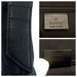 Gucci Shoulder Bag 145857 GG canvas Black SilverMetal