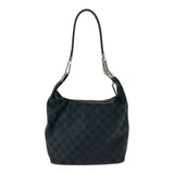 Gucci Shoulder Bag 01234 GG canvas Black SilverMetal
