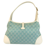Gucci Shoulder Bag 001 4057 GG canvas Light blue Jackie