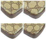 Gucci Shoulder Bag 004 92 0230 GG Supreme Canvas Brown Beige Gold Metal Old Gucci