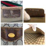 Gucci Tote Bag 16 002 4487 GG Supreme Canvas Beige Gold Metal Sherry Line Old Gucci