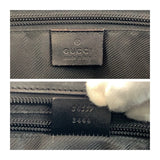 Gucci Handbag 34339 GG canvas Black SilverMetal