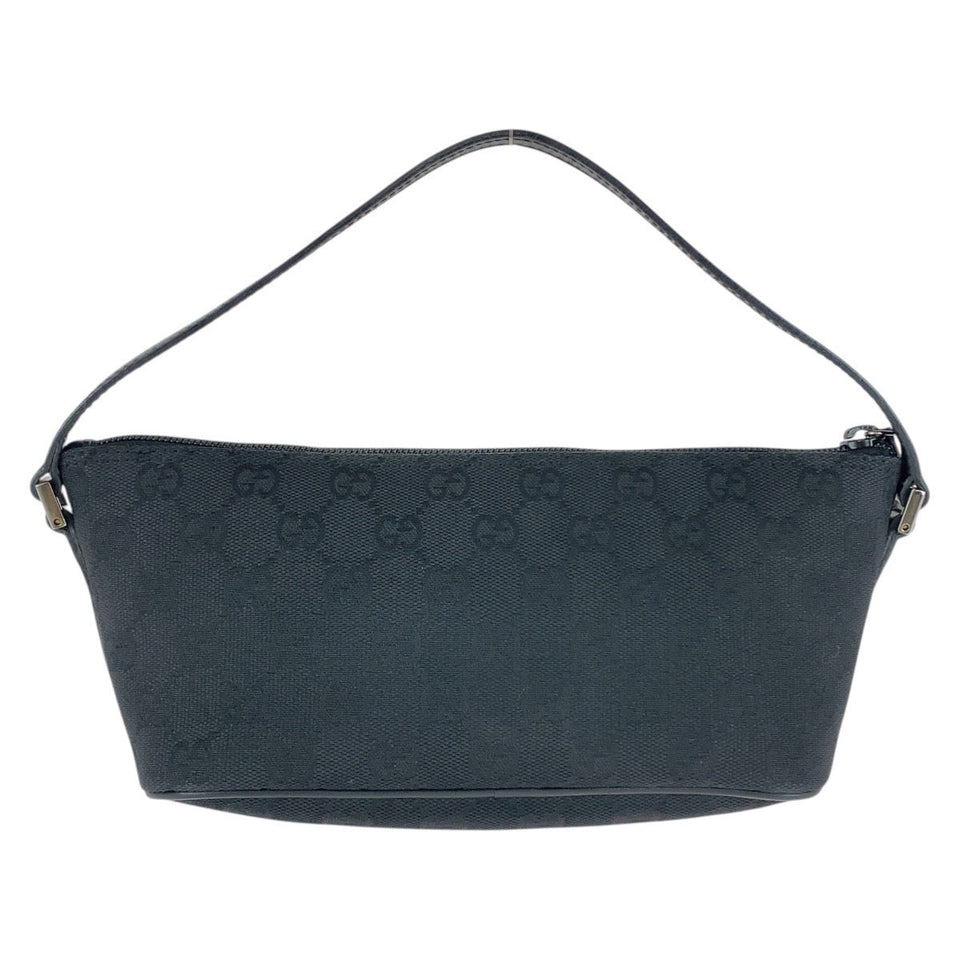 Gucci Handbag 039 1103 GG canvas Black SilverMetal