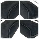 Gucci Handbag 039 1103 GG canvas Black SilverMetal